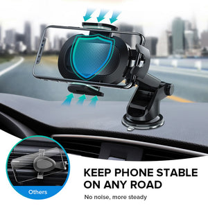 Car Phone Holder in Car Clip Air Vent Mount No Magnetic Cell Stand Support Mobile Smartphone