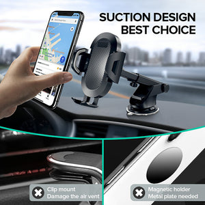 Car Phone Holder in Car Clip Air Vent Mount No Magnetic Cell Stand Support Mobile Smartphone