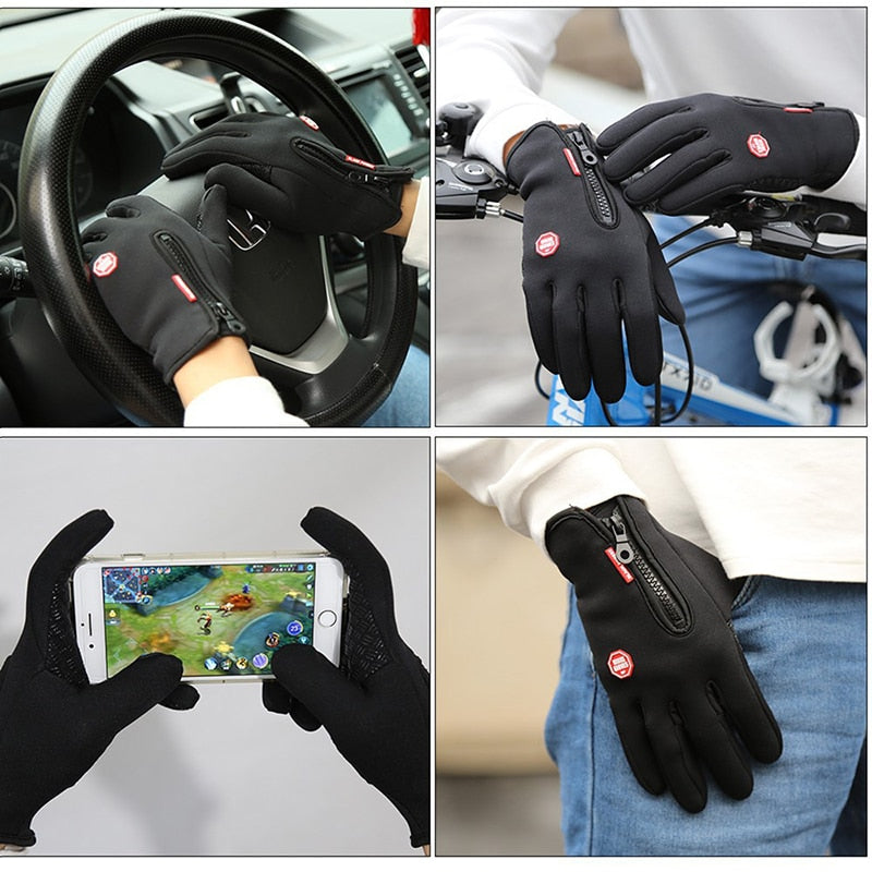 Touch Screen Windproof Outdoor Sport Gloves