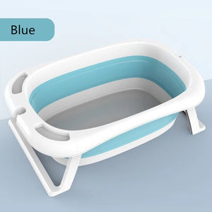 Foldable Baby Shower Tub with Thermometer