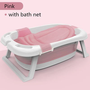 Foldable Baby Shower Tub with Thermometer