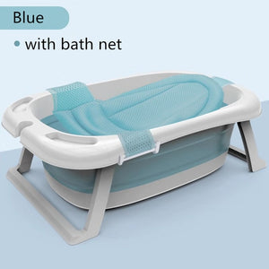 Foldable Baby Shower Tub with Thermometer