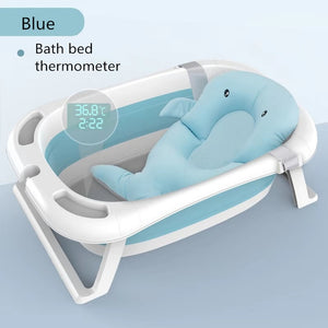 Foldable Baby Shower Tub with Thermometer