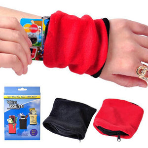 Wide Wristband Arm Money Card Bag Wallet