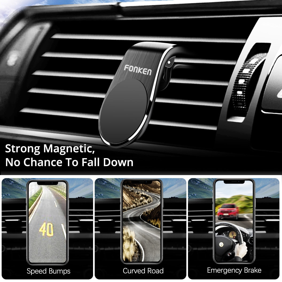 Magnetic Car Phone Holder Mount