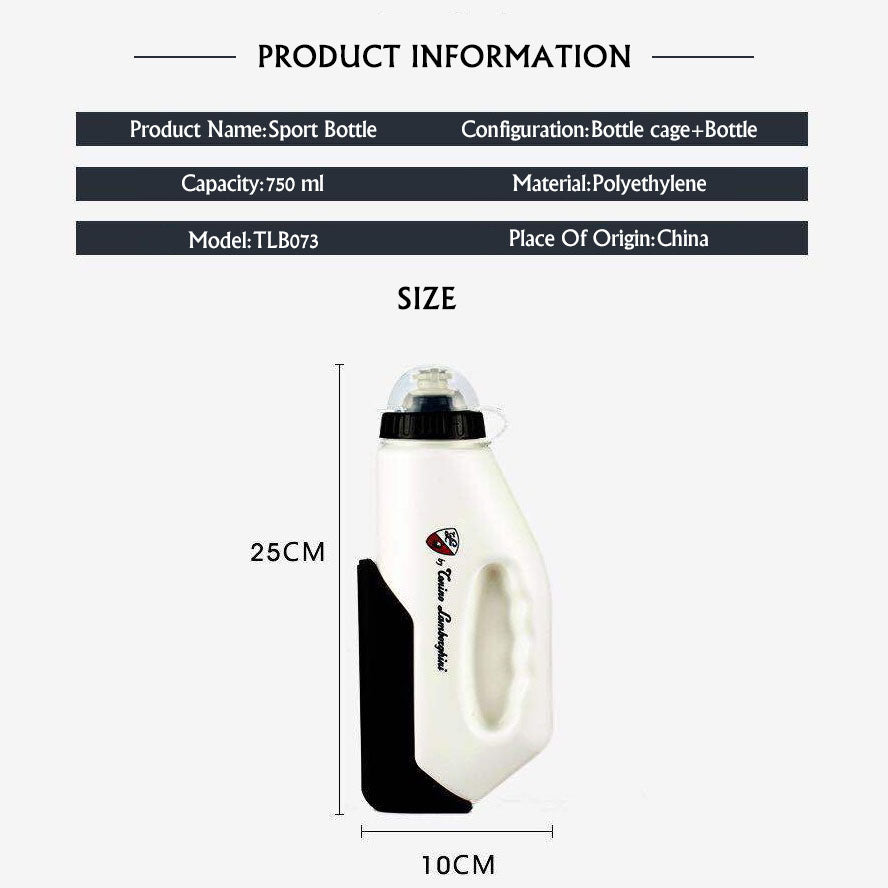 750ML Portable Outdoor Bicycle bottle For Mountain And Road Bike