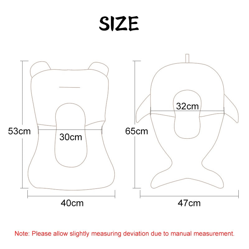 Foldable Baby Bath Seat Support