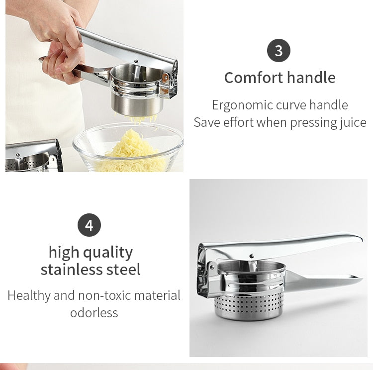 Stainless Steel Potato Press Masher