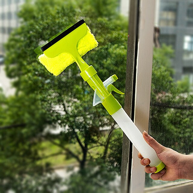 Spray Window Cleaner Brush Wizard Washing Tool